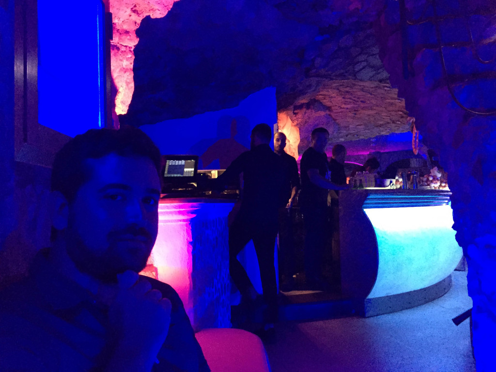 Nightclub built inside a cliff