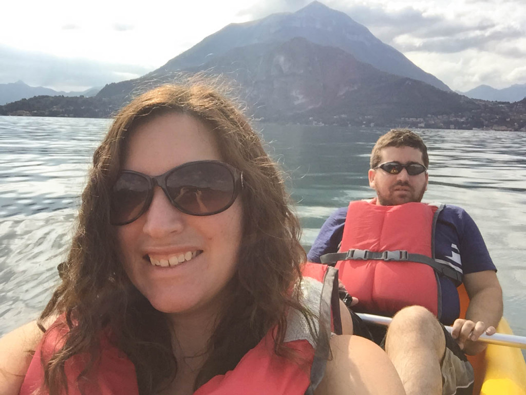 Kayaking on Lake Como